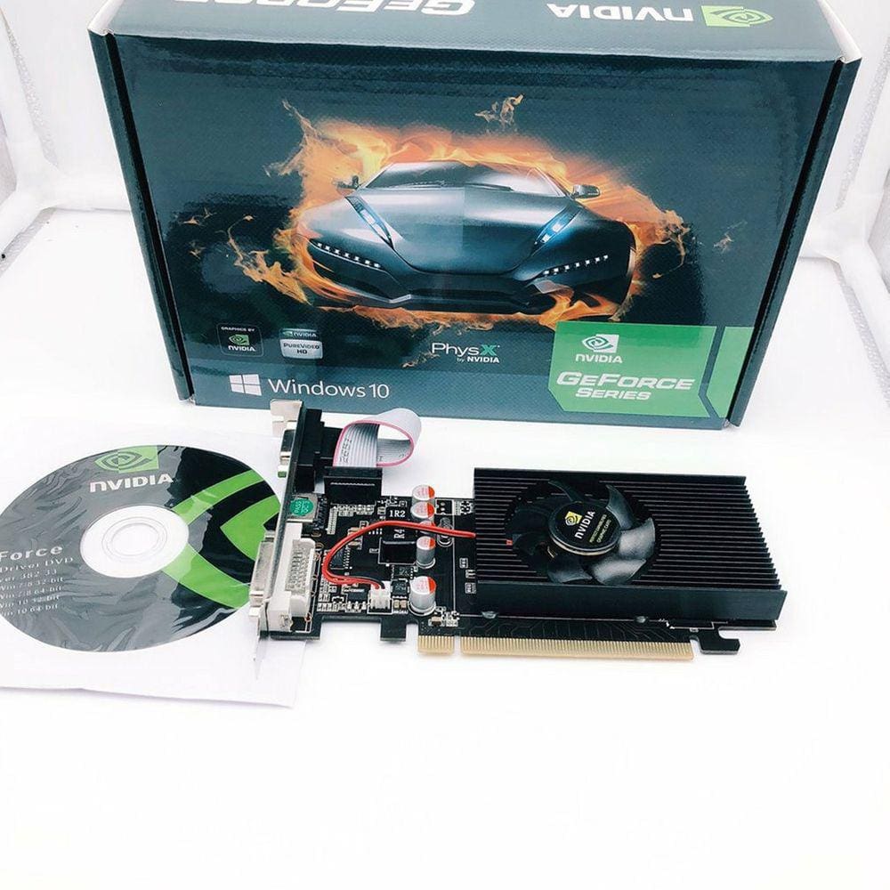 Placa Gráfica de Jogos de Computador com Ventilador de Resfriamento de Baixo Ruído Vid