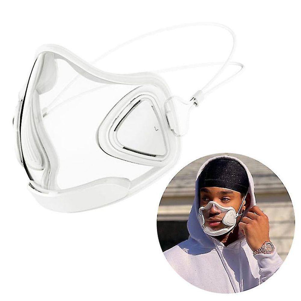 branco# Máscara Facial Protetora Clara Protetora Facial Transparente Re