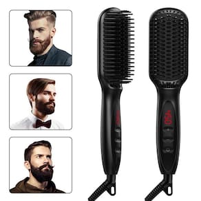 Escova de secador, alisador de cabelo, display LCD digital