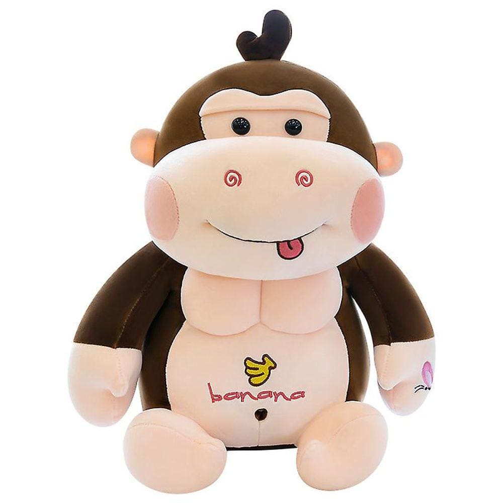 Gorila Macaco de pelúcia travesseiro bonito macio de pelúcia animal Birthda
