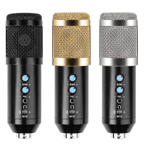 BM858 Studio Microfone Condensador Kit Microfone (Ouro)