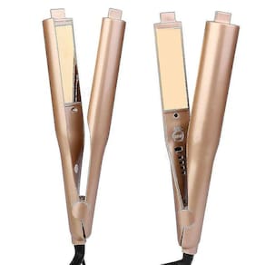 Alisador de cabelo, modelador - dourado, titânio, Pro Ceramic Cor