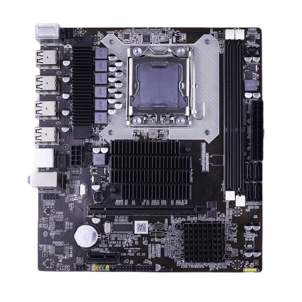 Placas-mãe X58PRO2 1366-pinos Desktop Computer ECC Memory Mo
