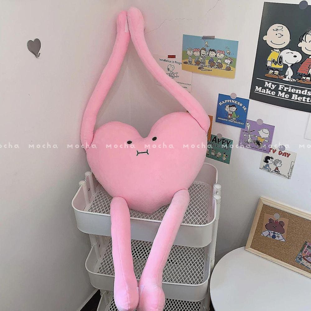 50cm bonito ong pernas amando travesseiro de pelúcia boneca de brinquedo fronha presente