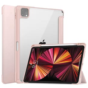 Capa para Pro 11 (2021) com suporte para lápis - Rosa