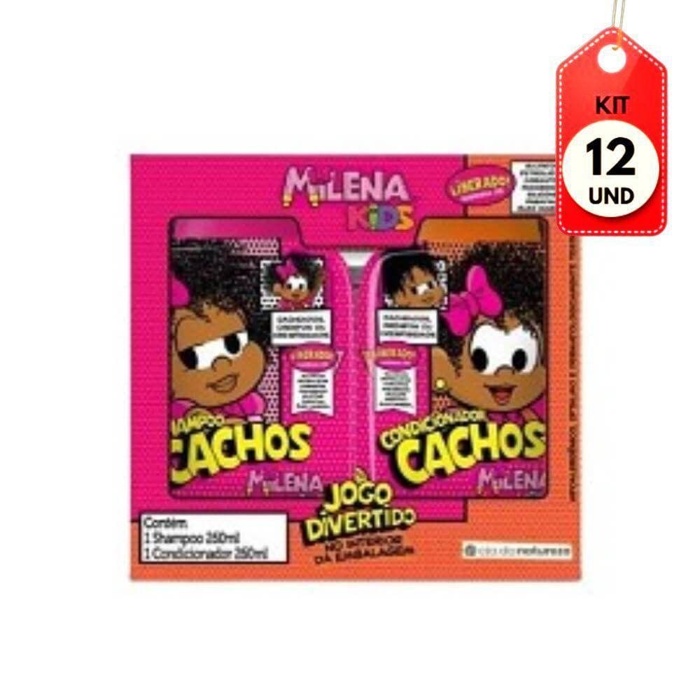 Kit C-12 Turma Da Mônica Milena Shampoo + Condicionador 260ml