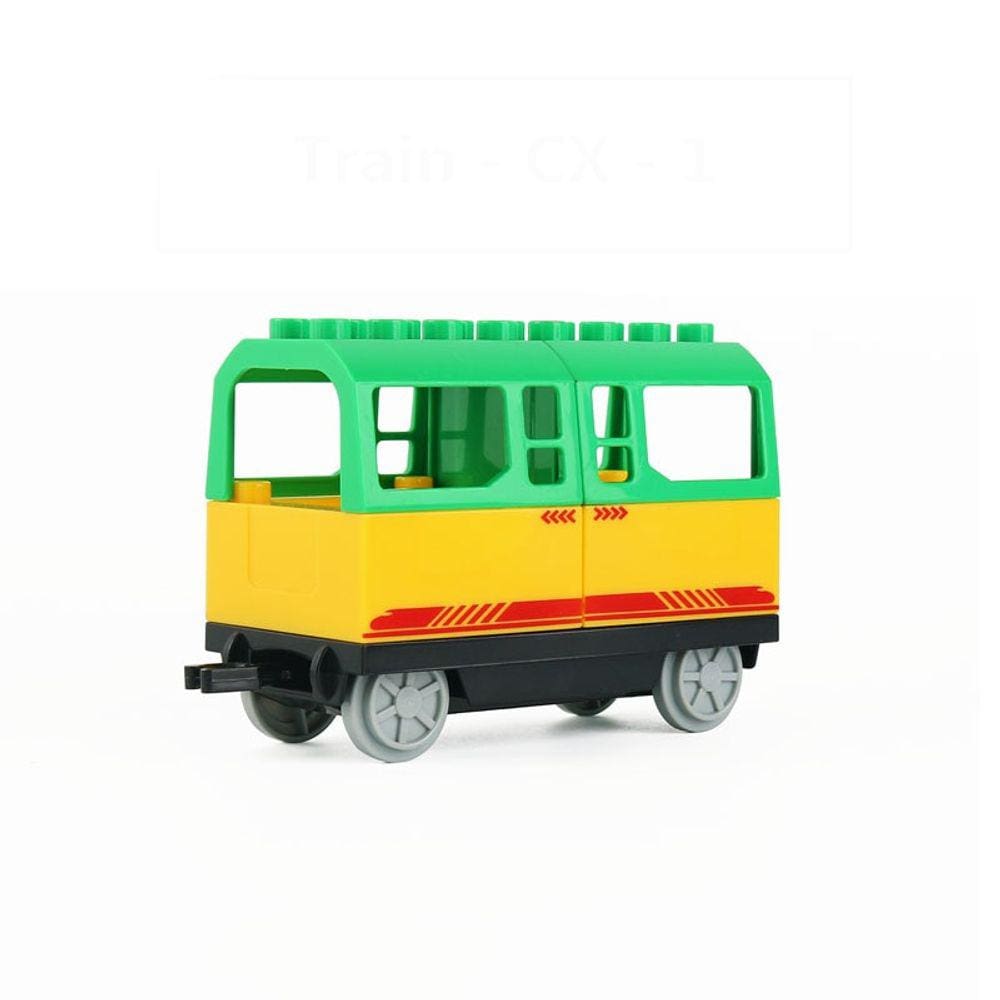 Grandes Partículas Building Blocks Electric Locomotive Train Com