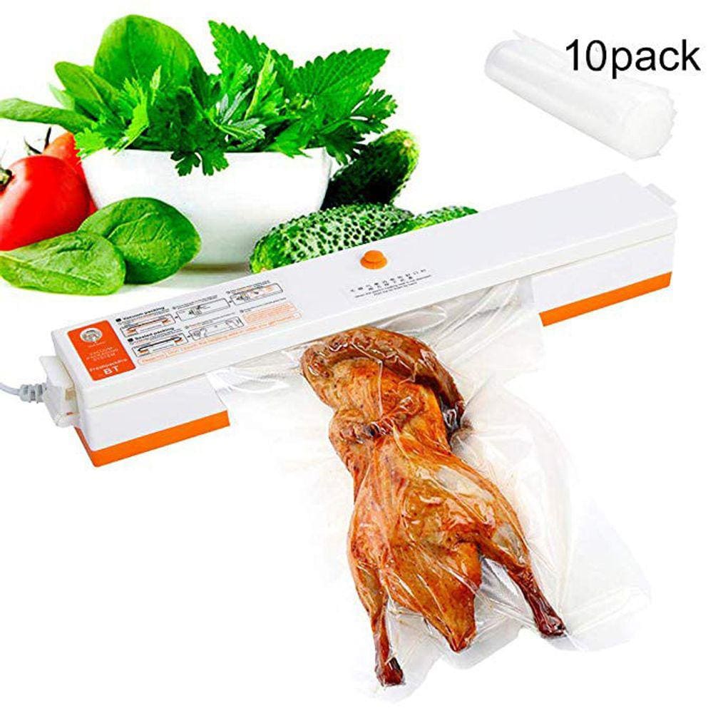 Máquina de selagem a vácuo seladora térmica para alimentos de carne de frutas Um