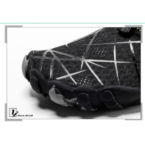 Sapatos de Água Luz Respirável Cinza Antiderrapante 35