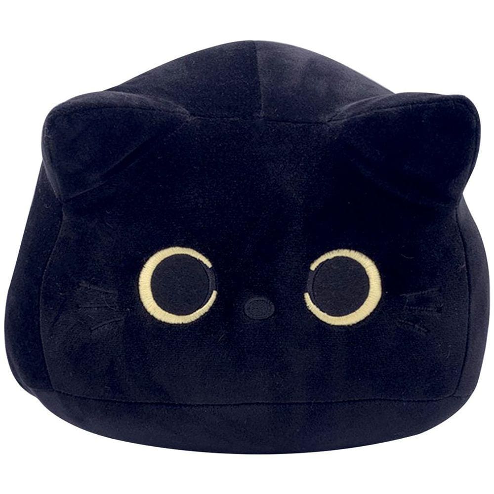 Gato Preto Brinquedo Criativo de Pelúcia Dia das Crianças Bonito Gato Pil