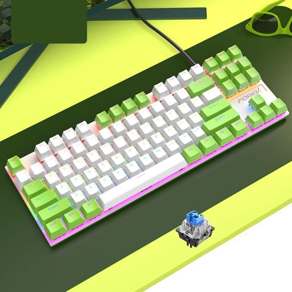 FV - 301 87 - Teclas teclado mecânico (verde branco)