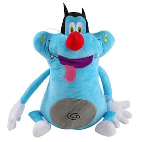 Desenho animado de boneca de pelúcia Naughty Fat Cat 37 cm com enchimento de algodão PP