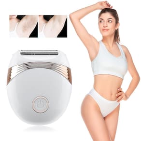 Depilador Elétrico Feminino, USB Recarregável Wome Úmido e Seco