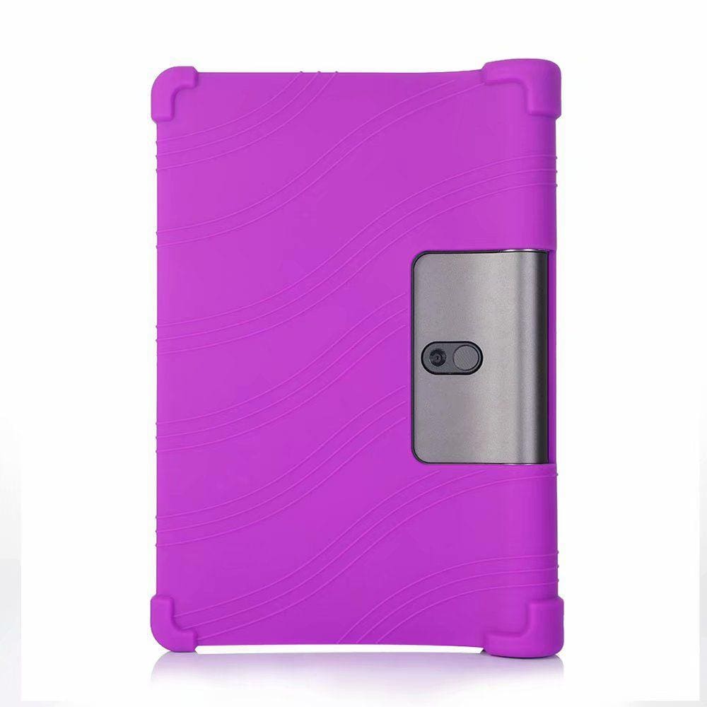 Capa de silicone macio para Lenovo Yoga Tab 5 YT-X705F, aba