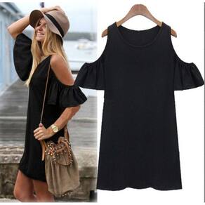 Casual Dress Pfdy01 Preto M