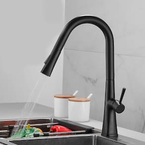 Torneira De Cozinha Gourmet Monocomando Quente E Fria Preta