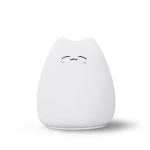 Lâmpada noturna mini adorável gato popular crianças pat pat touch ey