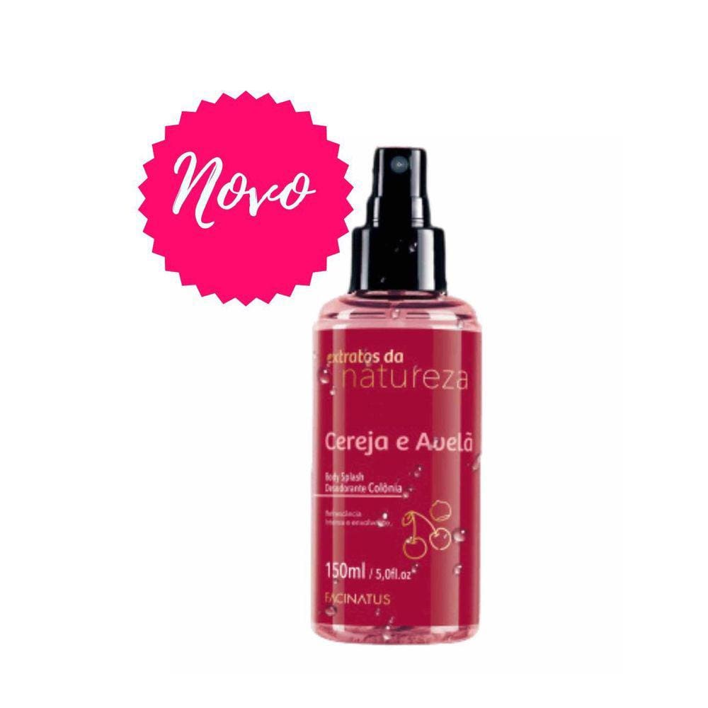 Facinatus Body Splash Desodorante Colônia Cereja E Avelã