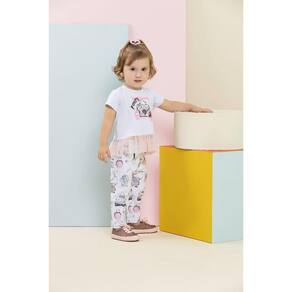Conjunto infantil modinha - blusa e legging