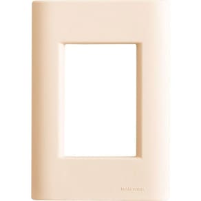 Placa 3 Postos 4x2 Tramontina Giz Nude Soft Touch Sem Suporte Tramontina