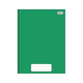 Caderno Brochura Verde 80 Folhas Pequeno - Tilibra