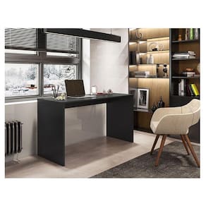 Mesa para Computador Ambiente Gávea Preto Trama - Móveis Leão