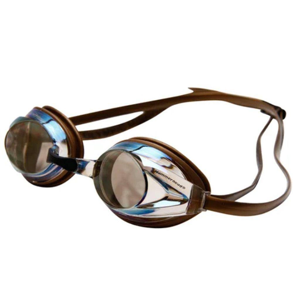 Oculos de Nataçao Hammerhead OLYMPIC Mirror Espelhado Dourado