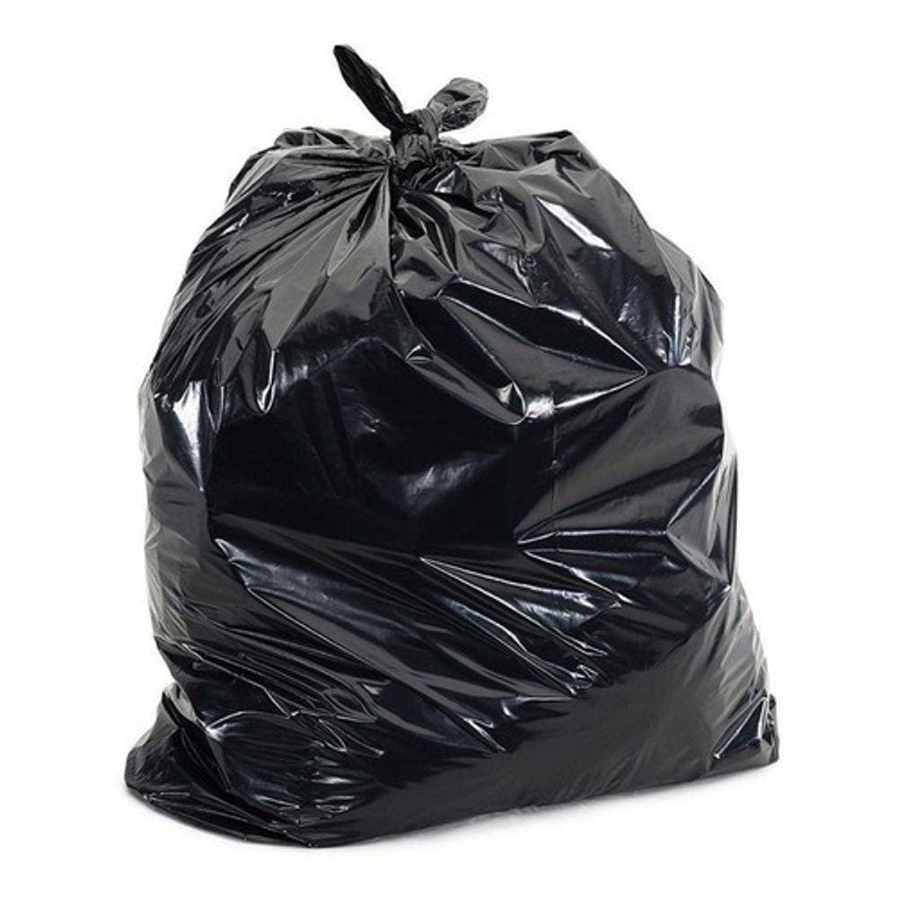 Saco De Lixo Preto 100 Litros 75x90 - 50 Unidades Cor:preto