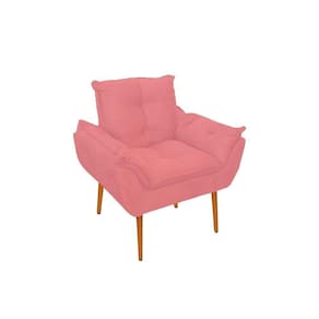 Poltrona Opala Decorativa - Escritório - Recepção - Rosa Cor:rosa