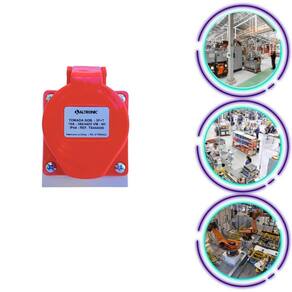 Tomada Sobrepor Vermelha 3P+T 16A 380/440V 6H Ip44