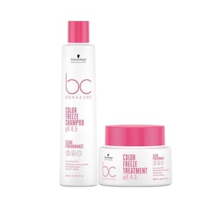 Schwarzkopf Bc Color Freeze Ph 4.5 Shampoo 250Ml E Máscara