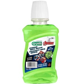 Gum Enxaguante Antisseptico Bucal Infantil Avengers 250ML Bubble GUM