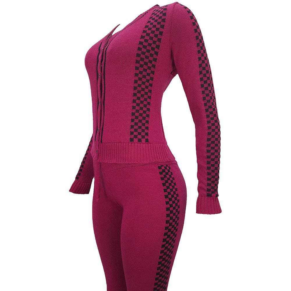 Conjunto Feminino Tricot Quadr - Katlen Tricot