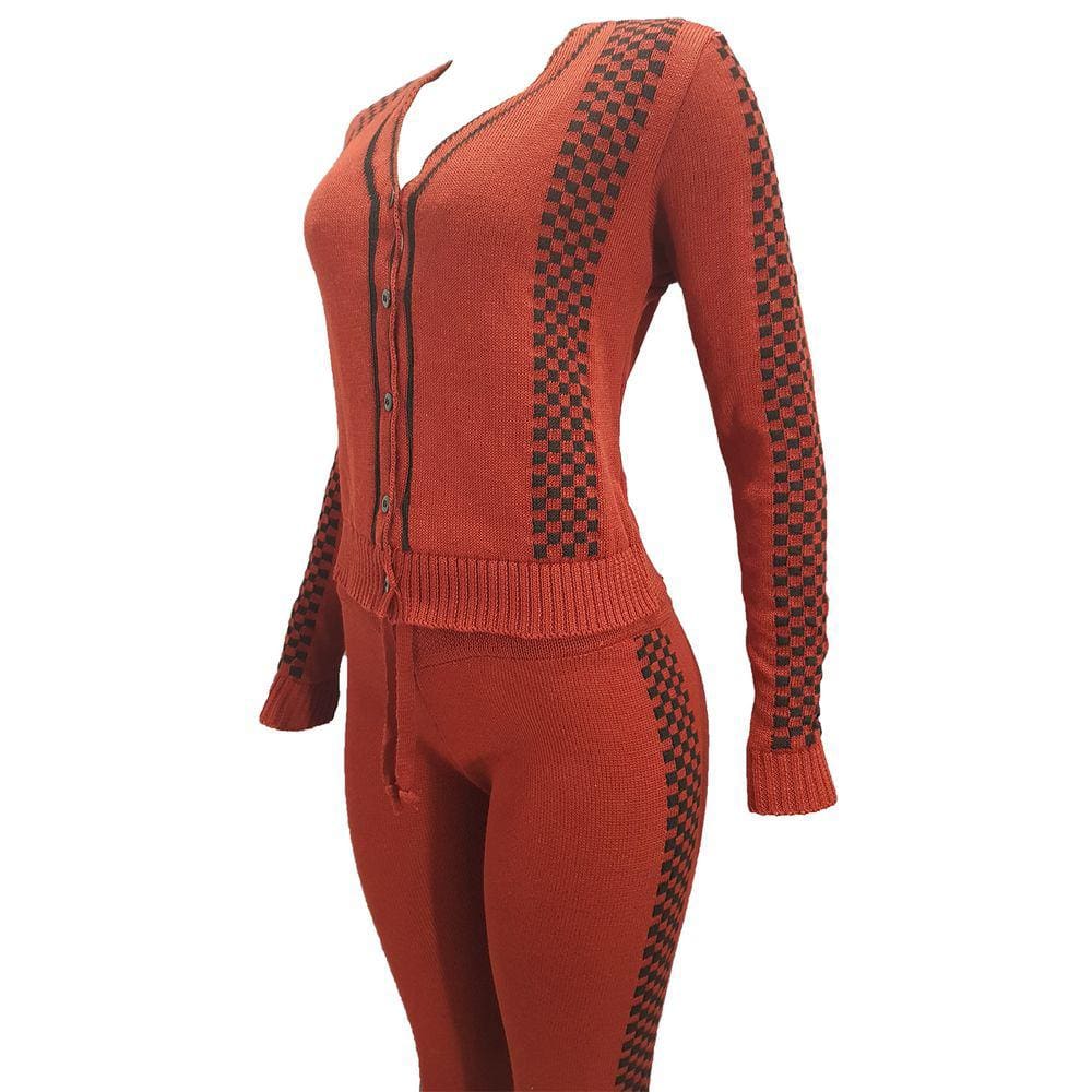Conjunto Feminino Tricot Quadr - Katlen Tricot