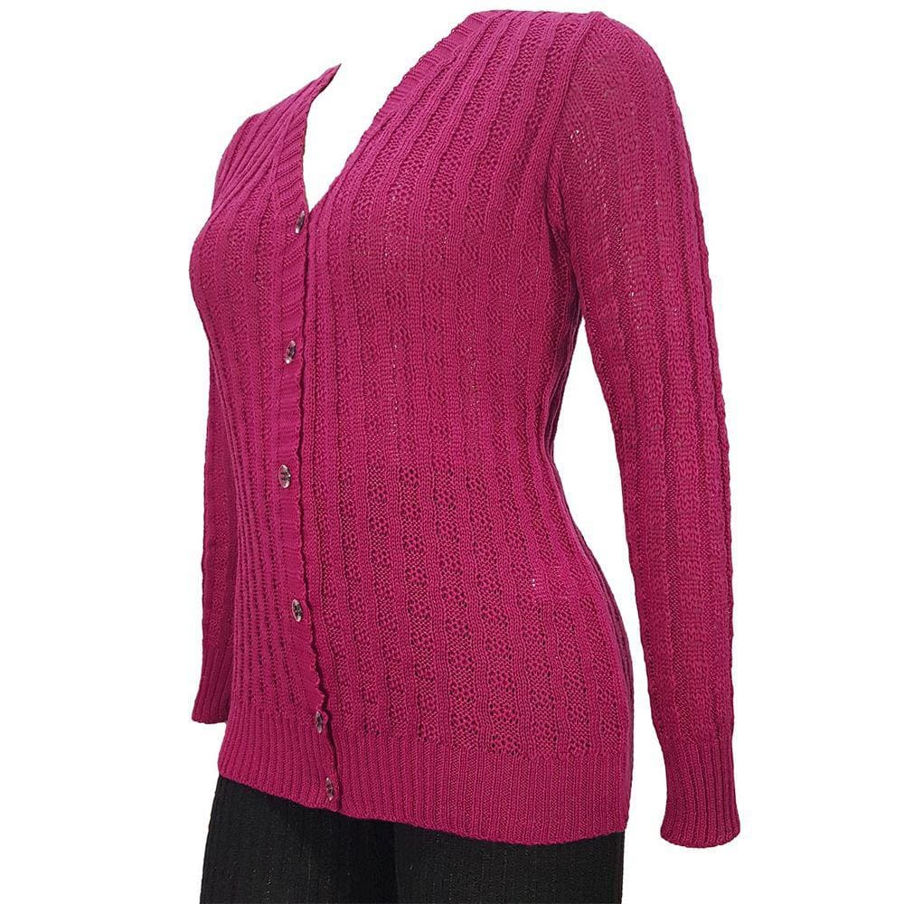 Cardigã Feminino Tricot Canetran - Katlen Tricot