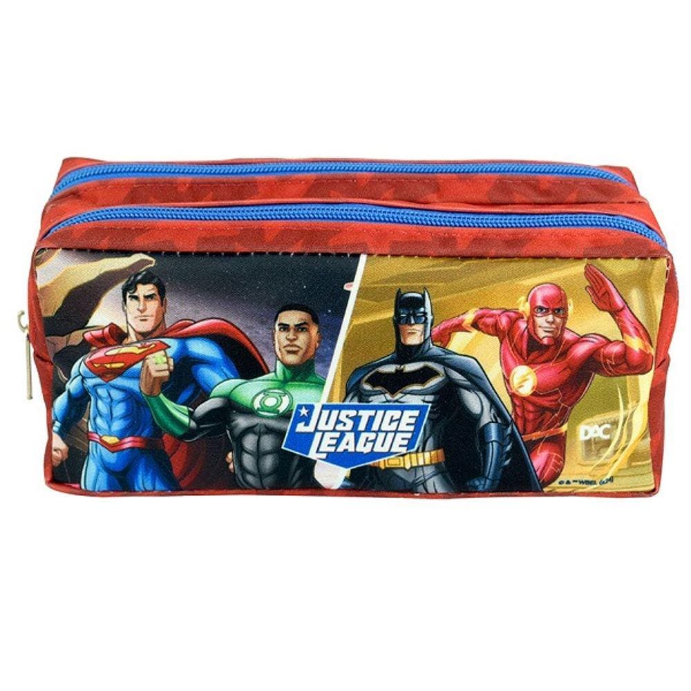 Estojo Duplo Liga da Justiça em Tecido DAC