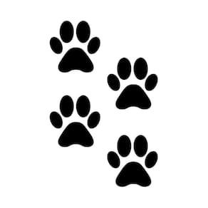 Adesivo Patinhas Para Pet Shop Vitrine Patas Kit 50Und