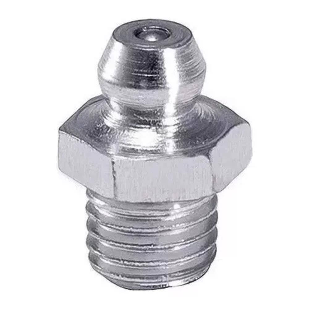 GRAXEIRA ACO ZINCADO RETA 1/8&quot; NPT-27 FNT-1031 Fiontar