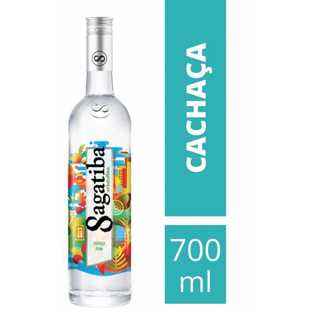 Cachaca Sagatiba Pura Cristalina 700 Ml