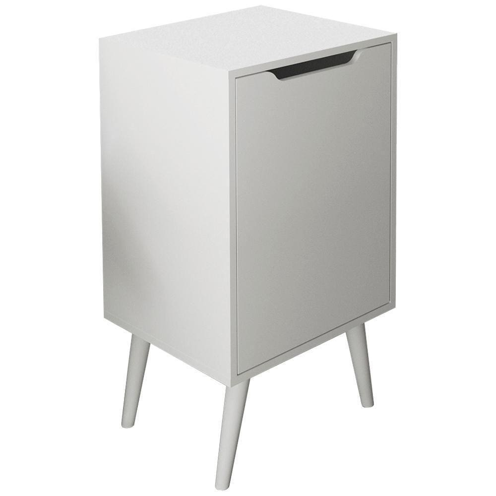 Gabinete Para Banheiro Pes Palito 1 Porta Bn3641 Branco Tecno Mobili Branco