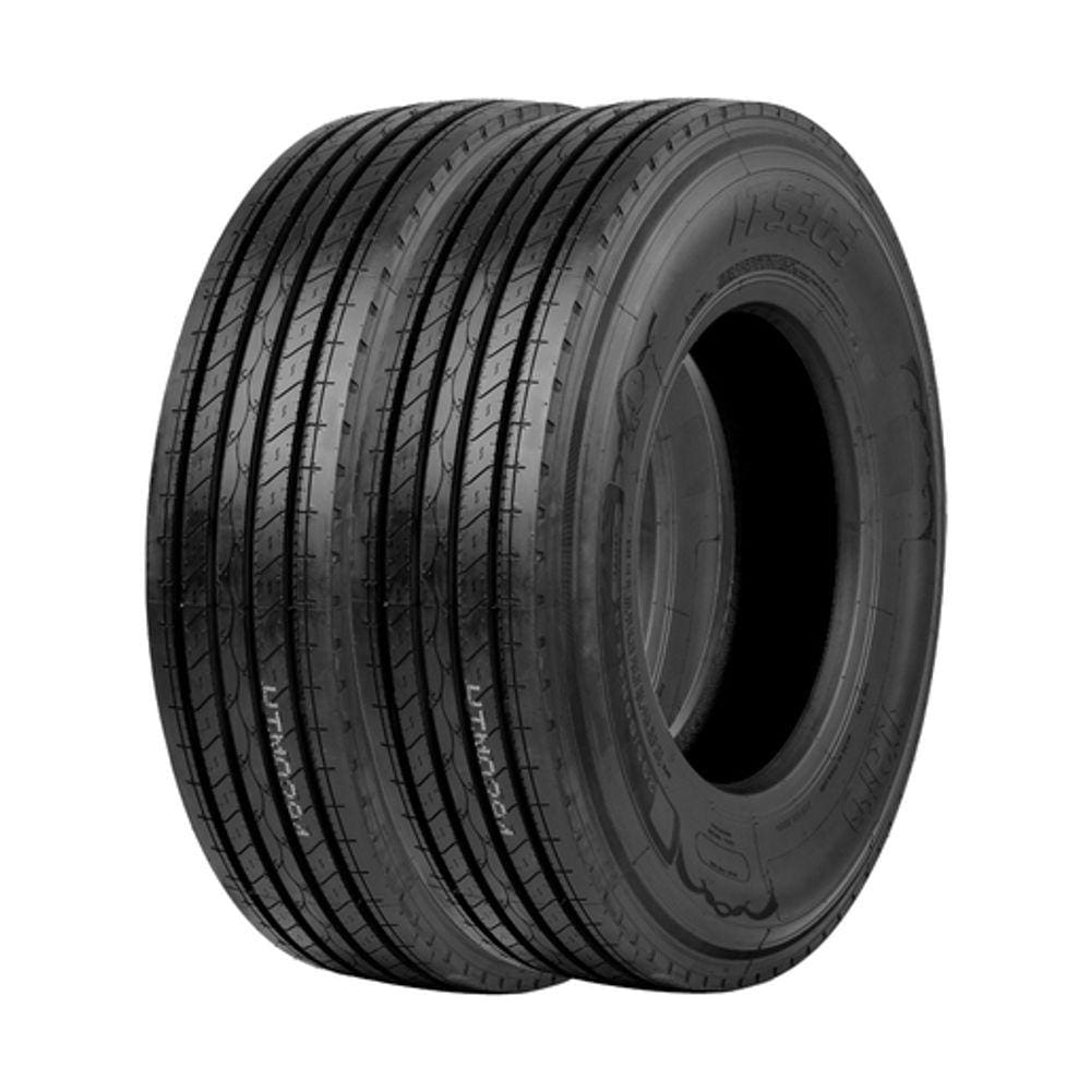 Jogo 2 Pneus Itaro Aro 22.5 ITS303 295/80R22.5 152L  18 Lonas - Direcional / Liso