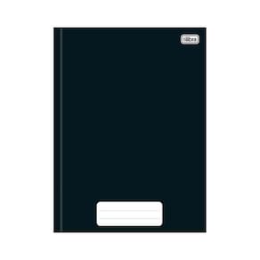 Caderno Brochura Preto 80 Folhas Grande - Tilibra