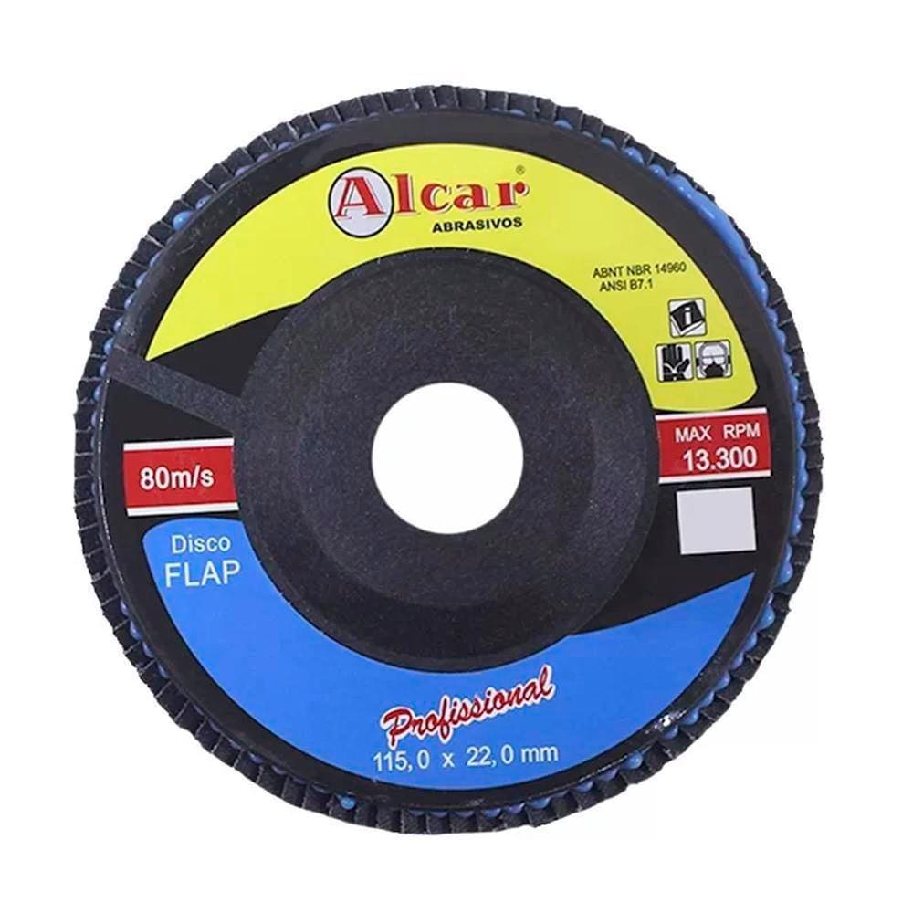 Disco Flap 4.1-2" Grão 80 - Alcar FLPLI0002