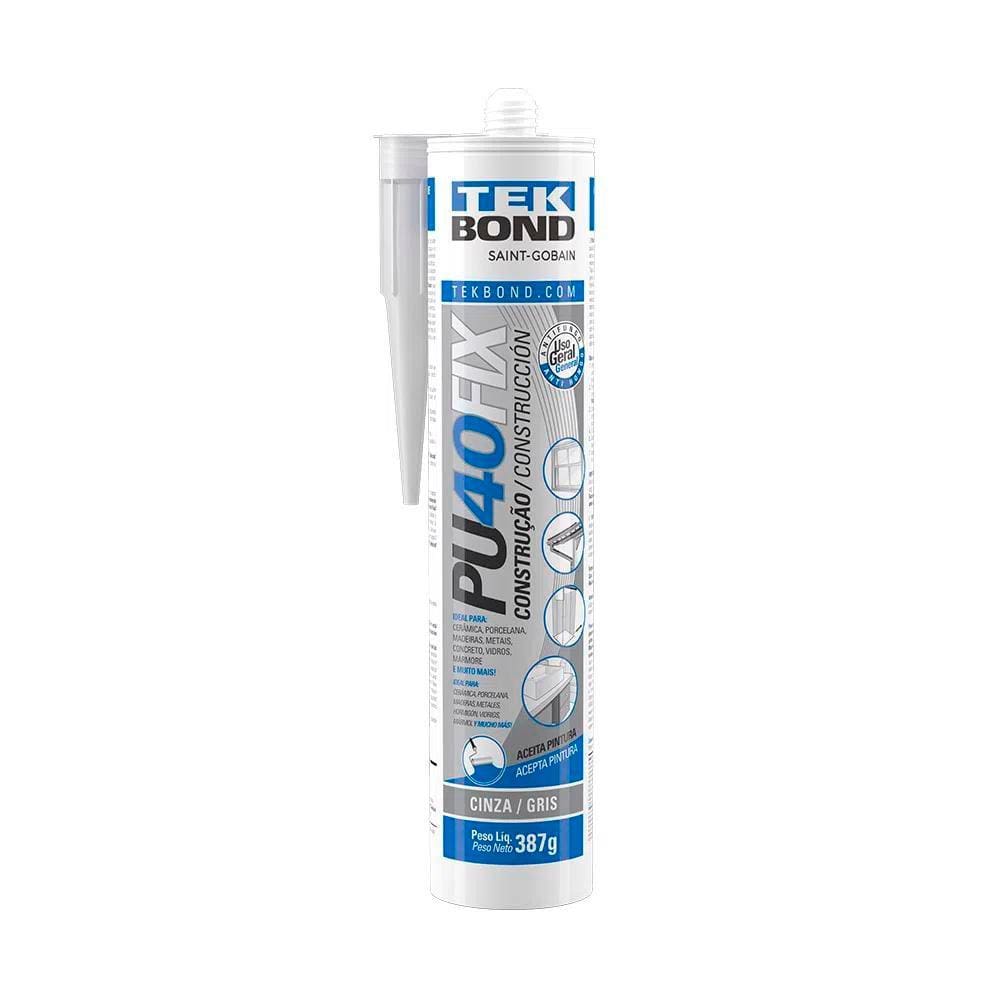 Adesivo PU Fix Cinza Cartucho 387Gr/280Ml - Tekbond 21081038700
