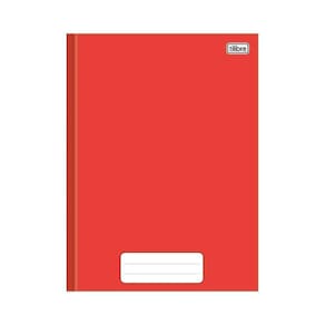 Caderno Brochura Vermelho 80 Folhas Grande - Tilibra