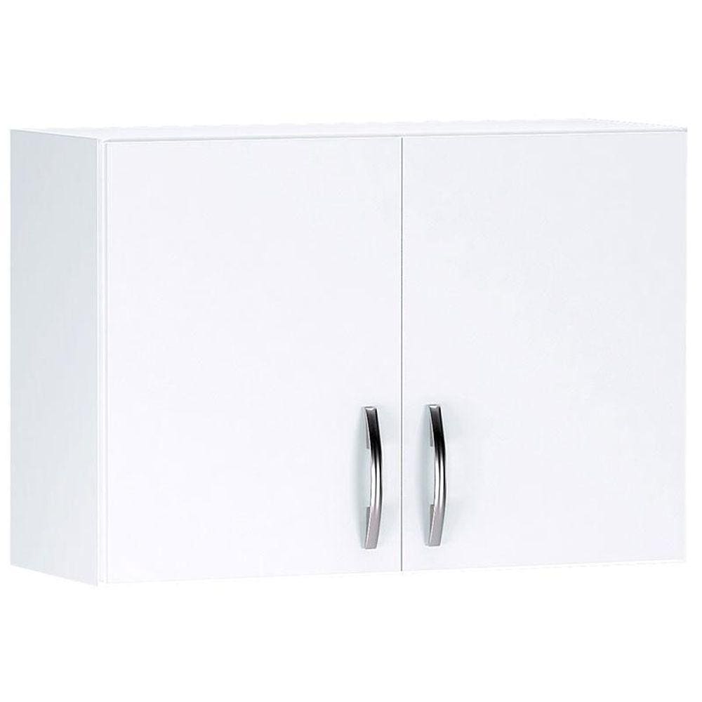 Armário Aéreo de Cozinha 2 Portas Branco Brilho - AJL