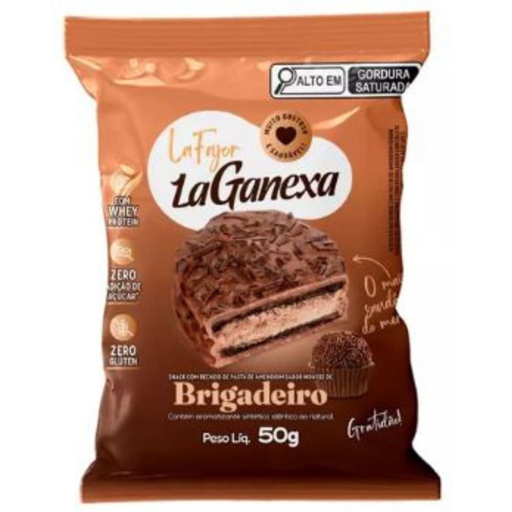 Alfajor La Fajor Proteico (1un de 50g) La Ganexa