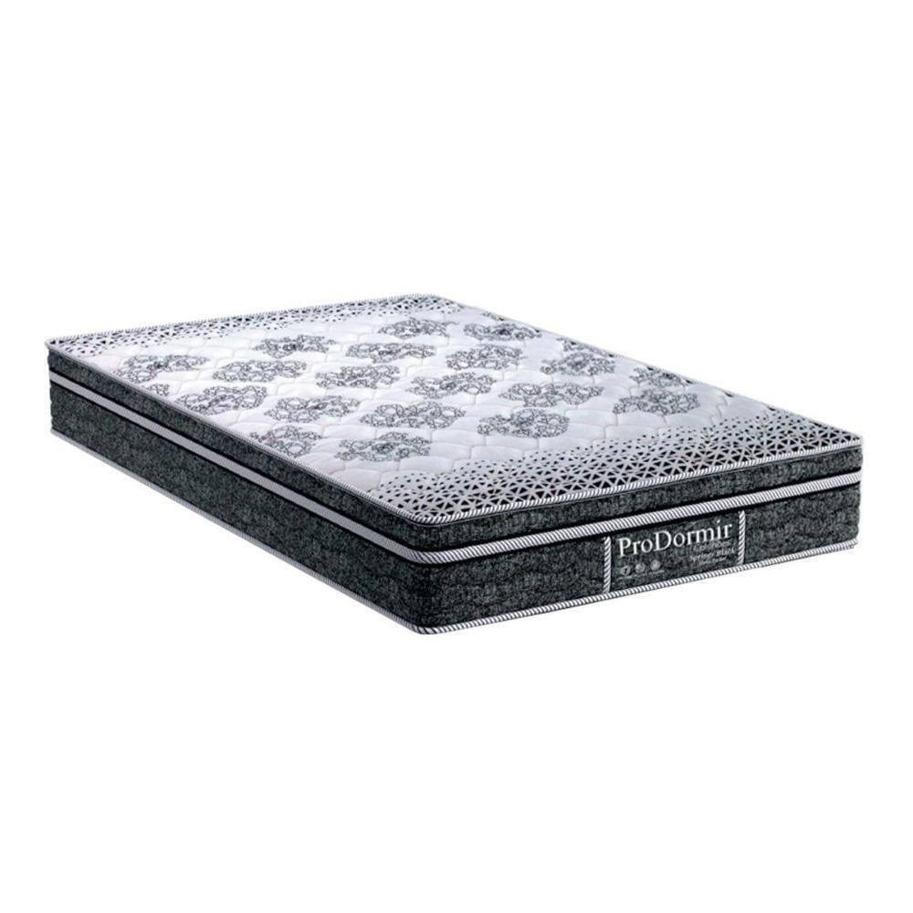 Colchão Solteiro Molas Ensacadas Springs Black Euro Pillow (78x188x26)