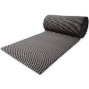 Tapete Passadeira Emborrachada Pvc Antiderrapante 0,65x4,00m Cinza