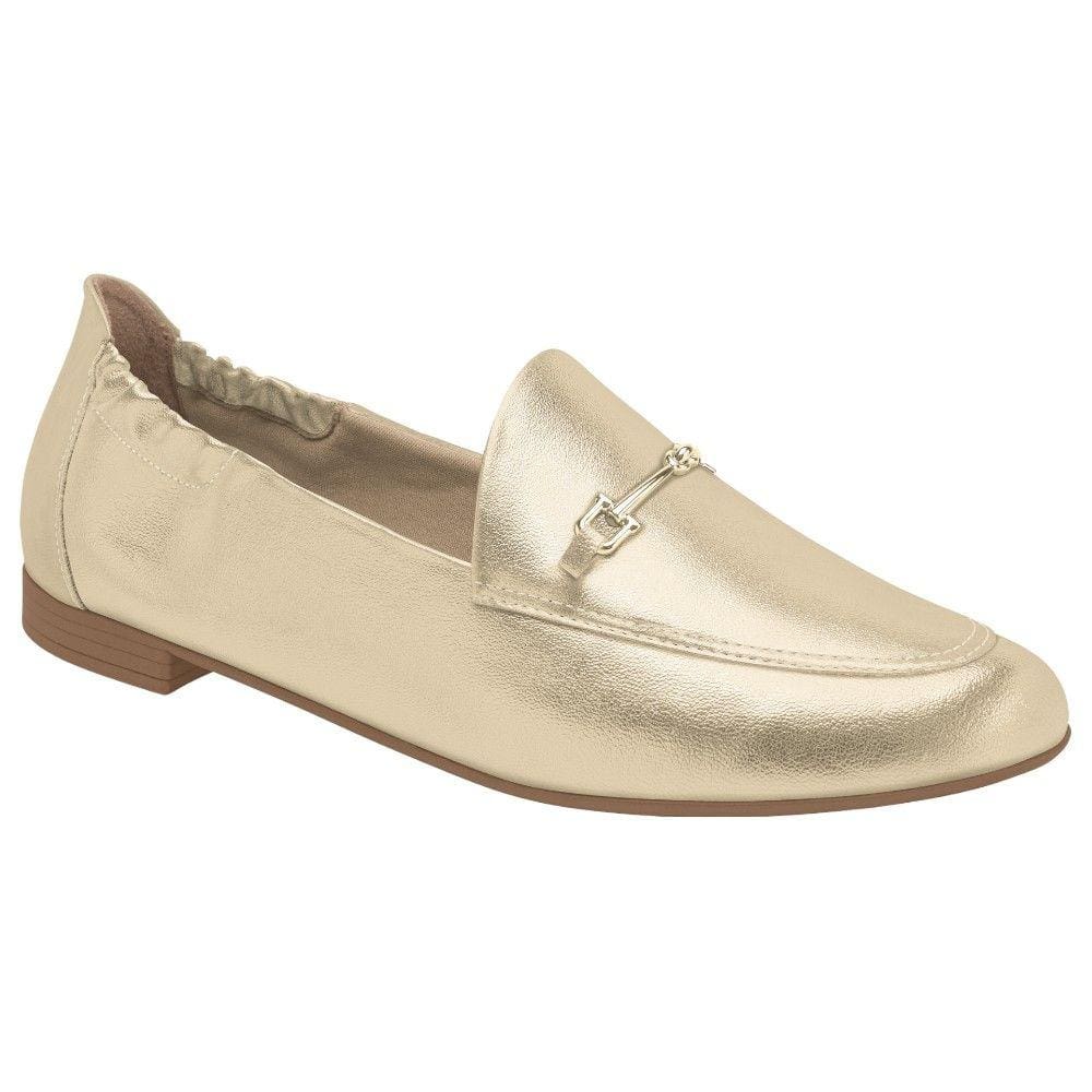 Mocassim Piccadilly 104026-9 Feminino - Dourado